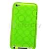 Circle TPU Rubber Skin Soft Case Cover+Protector for iPod touch 4 4th 