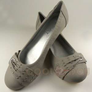 New Womens Fashion Casual Flats Shoes Grey All Size  