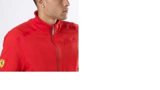 NWT Authentic Official PUMA Ferrari Red Track Jacket L Large Alonso 
