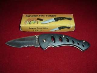NEW FOLDING SWAMP FOX POCKET KNIFE 6/16  
