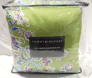 TOMMY HILFIGER   Folklore Green Full/Queen Comforter Set  