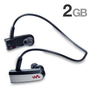 Sony Walkman NWZ W202BLK 2GB  Player Headband   Wireless, Cord 