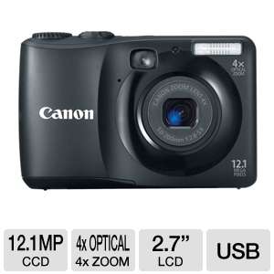 Canon A1200 5032B001 PowerShot Digital Camera   12.1 Exact MegaPixels 