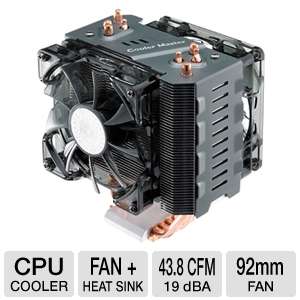 Cooler Master Hyper N520 CPU Cooler   Socket LGA 775, AM2, AM2+, 1156 