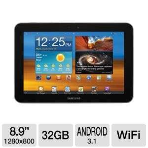  Galaxy Tab 8.9 WiFi Tablet   Android 3.1 Honeycomb, Dual Core 