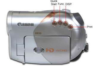 Canon 2075B001 HR10 HD DVD Camcorder   1/2.7 HD CMOS, 2.96 Megapixels 