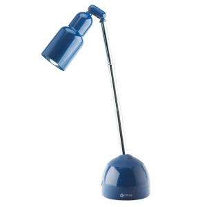   11 In. Telescoping Arm Blue Desk Lamp 964508 