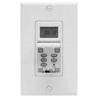 GE15 Amp 7 Day In Wall Programmable Digital Timer