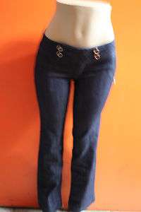   Levanta Cola colombia design dark blue boot cut jeans size 3 15  