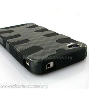   Fishbone Dual Flex Hard Case Gel Cover For Apple iPhone 4S NEW  