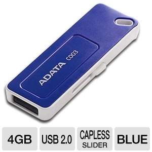 ADATA C003 AC003 4G RBL Ultra Slim USB Flash Drive   4GB, USB 2.0 
