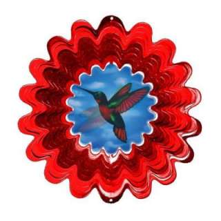 Iron Stop Designer Animated Hummingbird Wind Spinner A250 10 at The 