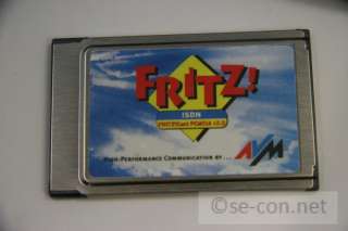 AVM Fritz Card ISDN PCMCIA V2.0, FritzCard inkl Kabel  