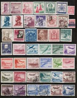 Chile, 100+ different stamps collection  