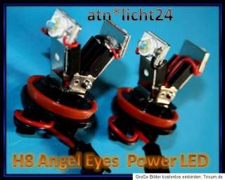 6W Power LED Angel Eyes Tagfahrlicht / Standlicht H8 BMW 1er. E82 E87 