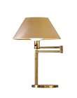Swing Arm Table Lamp in Brass By Walter Von Nessen