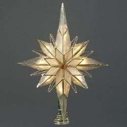    trimmed star of Bethlehem overlapped by a smaller eight point star