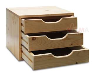 Nachttisch Holzbox Box Kiste Holz Schubladen NEU 40617  