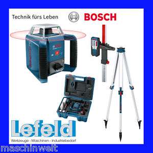 Bosch Rotationslaser GRL 400 H Set +LR1 + GR240 + BT170  