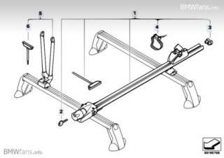 BMW Rennradhalterung Fahrradhalterung Orginal E36 E46 E90 E60 E30 in 