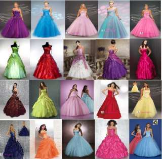 New Stock Prom Ball Dress Gown Size*6 8 10 12 14 16  