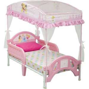 Delta Disney Princess Toddler Bed with Canopy, new  