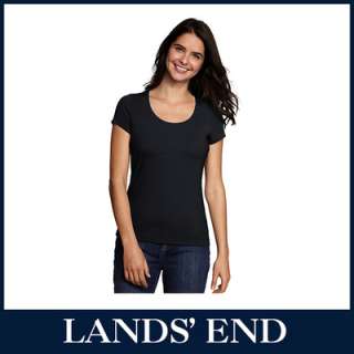 LANDS END Damen T Shirt Shirt Kurzarm Rundhals *Sale*  