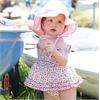 New Girl Baby Toddler Ruffle Short Top+ Pants+Hat Suit Set Outfit 