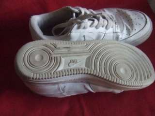 Vintage 3/12/02 AF 1 82 Nike Air Force White Leather 8  