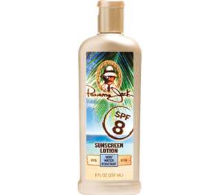 Panama Jack Sunscreen Lotion SPF 8 (4 Bottles)    