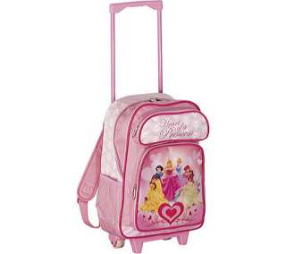 Disney by Heys 17 Heart of A Princess Rolling Backpack   Free 