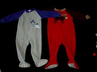USED BABY BOY SLEEPWEAR 12 18 months Pajama SLEEPERS or OUTFIT CLOTHES 