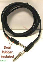   TS MONO DOUBLE INSULATED INSTRUMENT PATCH CABLE. USED FOR GUITARS