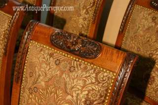Upholstered Dining Room Chairs, Custom Finish, High End  