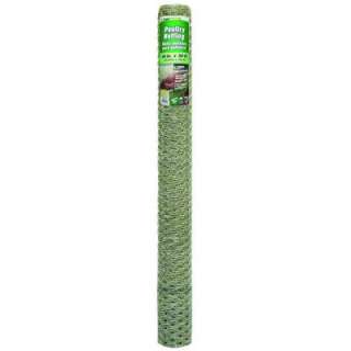 YARDGARD 1 in. x 4 ft. x 50 ft. 20 Gauge Galvanized Poultry Netting 