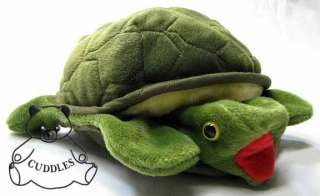 Turtle Hand Puppet Plush Stuffed Animal Folkmanis NWT S  