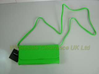 WHOLESALE MIXED EX HIGH STREET LADIES NEON CLUTCH BAGS  