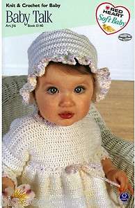 Baby Talk Knit Crochet Baby Pattern Book #0140 073650915482  