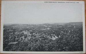 1920 Postcard   Mount Sequoyah   Fayetteville, Arkansas  