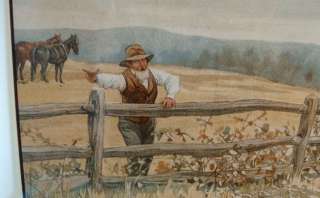 1903 A.B. Frost Ordered Off Litho Hunting Print Charles Scribners 