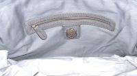 New $250 Vince Camuto Gray Leather Double Bow Satchel Handbag  
