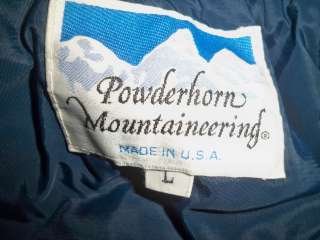 VTG Powderhorn Mountaineering USA Ski Jacket Coat Mens Large  