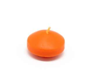 ZestCandle 1 3/4 Orange Floating Candles Set of 24  
