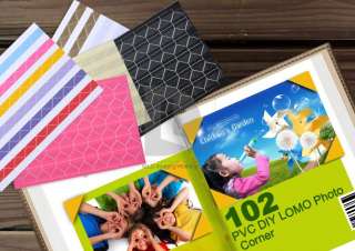   Scrapbooking Album Sticker Multi Color Adhesive Photo Corners DIY