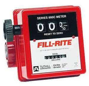 Fill Rite 807C   3/4 Mechanical Flow Meter (5 20 GPM)  