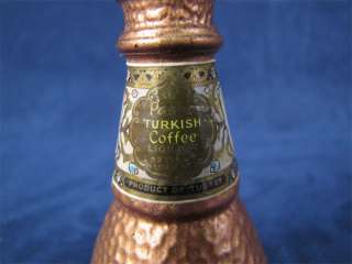Vintage Pasha Turkish Coffee Glass Miniature Bottle  