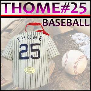 THOME #25 BOSTON RED SOX PLAYER JERSEY ORNAMENT   Christmas Ornament 