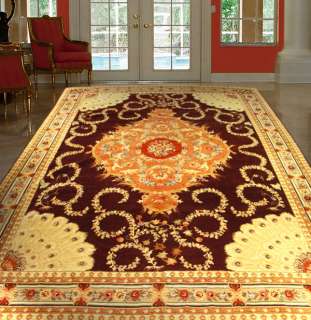 FRENCH COLONIAL STYLE 12X16 ANTIQUE LOOK SAVONNERIE RUG  