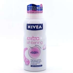 Nivea Extra Whitening Antiperspirant Deodorant Spray 60ml underarm 