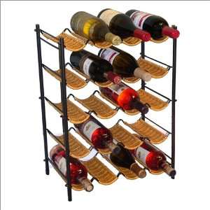 4D Concepts Wicker Wine Rack